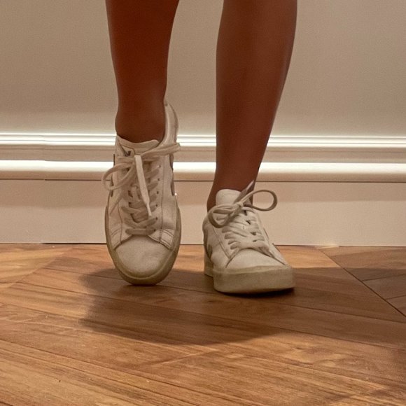 ‼️SOLD‼️VEJA CAMPO CHROMEFREE LEATHER WHITE NATURAL - Picture 7 of 12